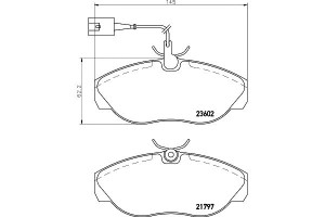 Klocki Hamulcowe Mintex 425224 425226 425455 E1723