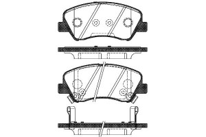 Klocki Hamulcowe Remsa 581011ra00 581011ra05 58101