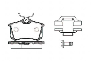 Klocki Hamulcowe Citroen C8 Peugeot 807 Gr.17mm Ty