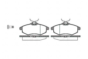 Klocki Hamulcowe Citroen C2 C3 19.3mm Wva23407 Roa