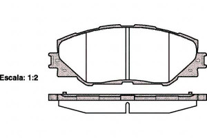 Klocki Hamulcowe Toyota Auris Rav-4 17.6mm Wva2433
