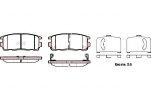 Klocki Hamulcowe Chevrolet Captiva Opel Antara 15.