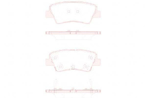 Klocki Hamulcowe Kia Rio 11> Tył Ceed Optima Hyund
