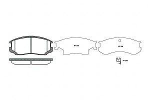 Klocki Hamulcowe Daihatsu Extol Terios Mitsubishi