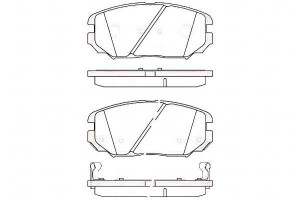 Klocki Hamulcowe Hyundai Grandeur Sonata 18mm Wva2