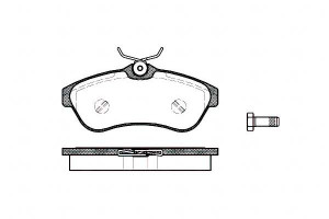 Klocki Hamulcowe Citroen C2 C3 19.3mm Wva23409 Roa