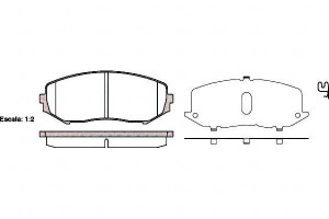 Klocki Hamulcowe Suzuki Grand 17mm Wva24346 Z Czuj