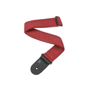 Daddario Polypropylene Guitar Strap Red Pasek