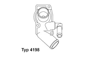 Termostat (92c W Obudowie) Opel Astra G Zafira A 2