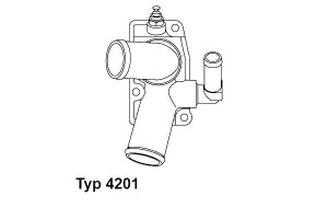 Termostat Opel 92c 2,0 2,2 Wahler