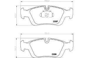 Klocki Hamulcowe Bmw Przód E46 98- E36 90- E85 Z4