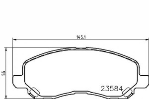 Klocki Hamulcowe Jeep Przód Patriot 06- Compass Do