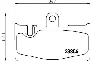 Klocki Hamulcowe Lexus Ls 4.3 08.00-08.06 Textar