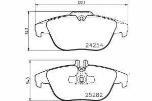 Klocki Hamulcowe Mercedes Tył W204 07- X204 Zacisk