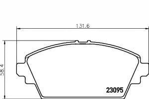 Klocki Hamulcowe Nissan Przód Primera 02- Bez Czuj