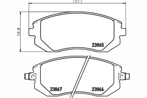 Klocki Hamulcowe Subaru Przód Impreza Legacy 03- T