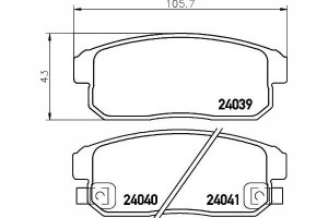 Klocki Hamulcowe Suzuki Tył Ignis 1,3-1,5 00- Text
