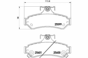 Klocki Hamulcowe Toyota Tył Camry 2,4 06-11 Textar