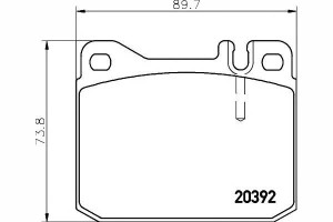 Klocki Hamulcowe Vw Przód Lt 28-55 Textar