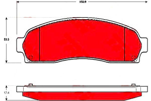 Klocki Hamulcowe Ford Przód Explorer 4,0 V6 4wd 96
