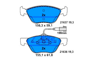 Klocki Hamulcowe Alfa Romeo 145 146 156 Gtv Spider