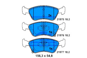 Klocki Hamulcowe Toyota Avensis 1.6-2.0d 09.97-02.