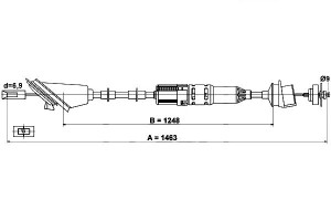 Linka Sprzęgła Peugeot 106 Ii 1.1-1.6 05.96-07.04