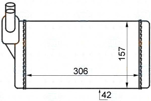 Nagrzewnica Vw T4 91- Behr Hella