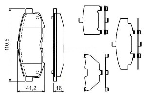Klocki Hamulcowe Mazda Mpv Ii 2.0-3.0 09.99-12.06