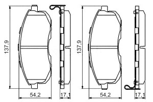 Klocki Hamulcowe Nissan Przód Cube Juke Pulsar 1,2