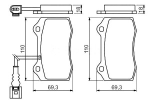 Klocki Hamulcowe Volvo S60 I V70 Ii Seat Leon Tole