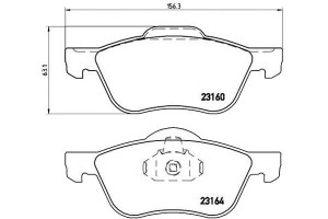 Klocki Hamulcowe Nissan Primera 99-01 Brembo