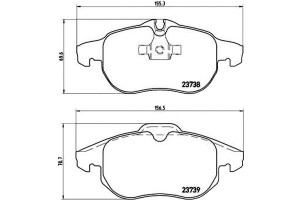 Klocki Hamulcowe Opel Vectra C 02-08 Brembo