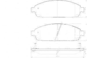 Klocki Hamulcowe Jeep Grand Cherokee 05- Przód A.b