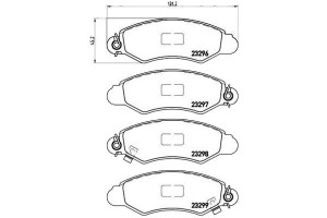 Klocki Hamulcowe Suzuki Swift 96-04 Brembo