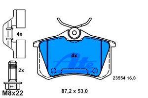 Klocki Hamulcowe Renault Fluence Grand Scenic Iii