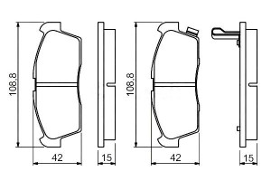 Klocki Hamulcowe Citroen C-zero Mitsubishi I Peuge