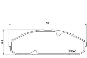 Klocki Hamulcowe Nissan Patrol Gr 4.2 91-97 Brembo