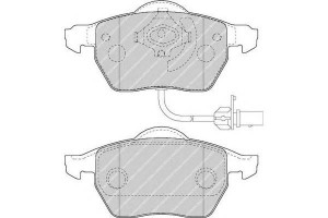 Klocki Hamulcowe Vw Przód A4 A6 95-11 Z 2 Czujnika
