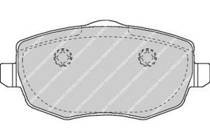 Klocki Hamulcowe Lancia Ypsilon 1.2/1.3d/1.4 10.03