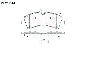 Klocki Hamulcowe Mercedes Sprinter Vw Crafter 06>