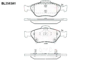 Klocki Hamulcowe Daihatsu Charade Toyota Yaris 17.