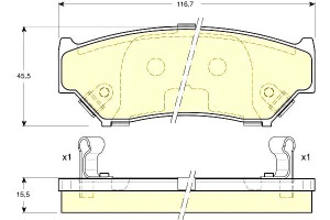 Klocki Hamulcowe Suzuki Vitara 11 94-12 98 Grand 9