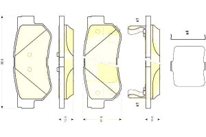 Klocki Hamulcowe Girling 583021ca00 583021ca10 Pad