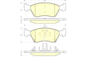 Klocki Hamulcowe Toyota Avensis 97 Gr.18.2mm* Girl
