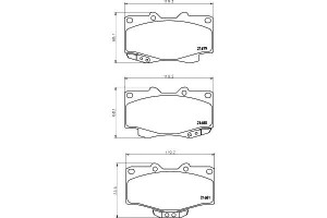 Klocki Hamulcowe Hella Pagid J0446535040 J04491351