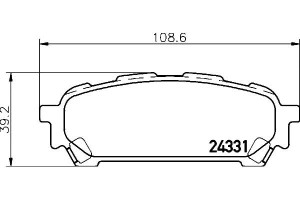Klocki Hamulcowe Hella Pagid 32006220 26696fe040 2