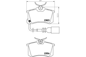 Klocki Hamulcowe Hella Pagid 6q0698451 B 6x0698451