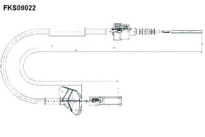 Linka Sprzęgła Fiat Panda 03- 500 1,1 1,2 Fte