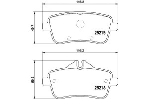 Klocki Hamulcowe Mintex 64203320 64204020 74207820